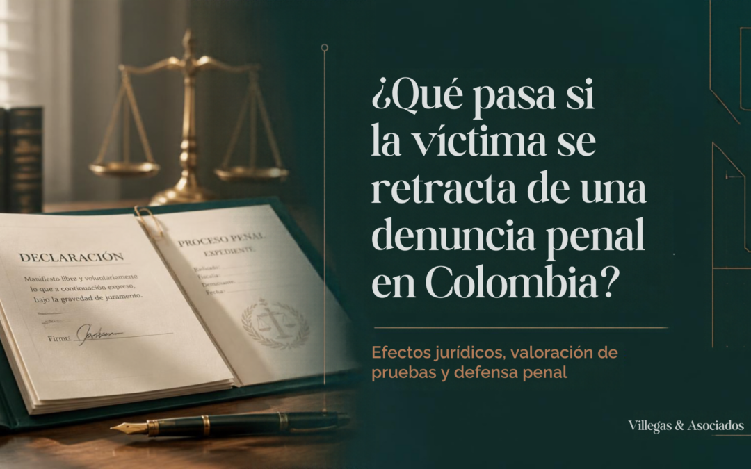 ¿Qué pasa si la víctima se retracta de una denuncia penal?